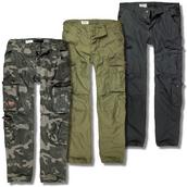 View Item Surplus Raw Vintage Slimmy Airborne Combat Pants Trousers Black Camo Olive 
